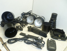 Portaflash 336VM 208 Wide Angle AC Studio Lighting Kit with Flash Meter