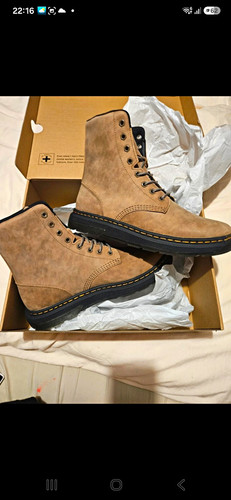 Martens brown leather - dr.,