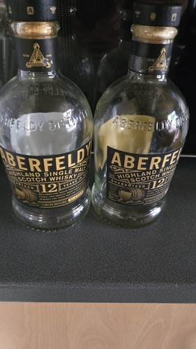Whiskey empty bottle - empty, and
