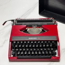 Vintage Silver Reed 715 Red