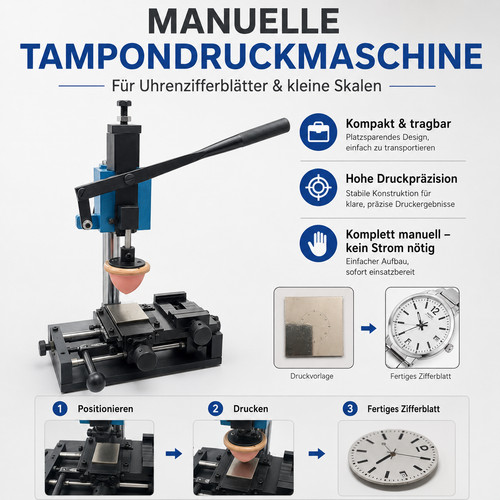 Manual watch dial pad - dial,
