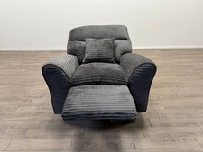 Harry Fabric Recliner Chair – Grey