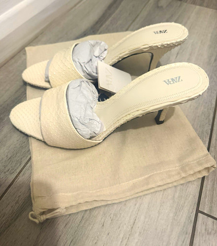 Zara white leather - zara,
