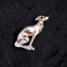 Greyhound / Whippet Dog Brooch