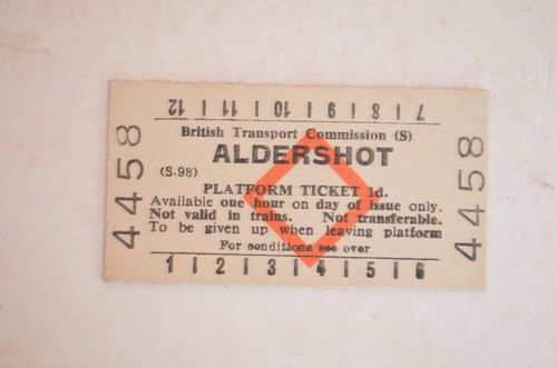 Railway platform ticket btc - platform,