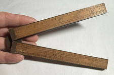 Antique Vintage Folding Ruler