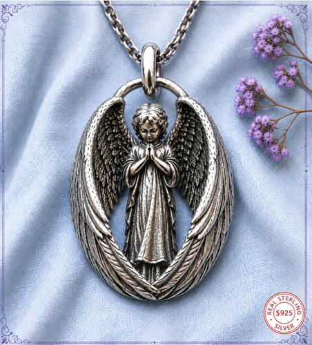 Guardian angel wings pendant - wings,