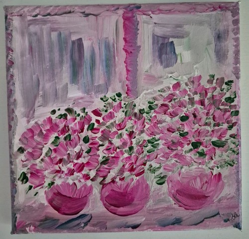 Acrylic painting sweet - acrylic, painting: