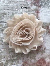 Shabby chic chiffon lace rose