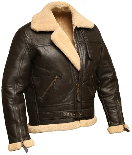 Mens raf aviator brown - b3,