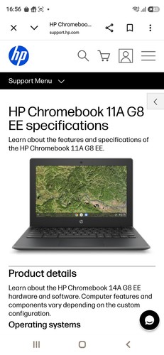 Chromebook 11a ee - hp,