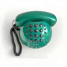 Vintage Phone 70/80s Vintage Bright Green GEEMARC Telephone Retro  not tested