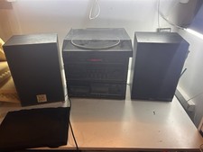 Hitachi HRD-MD30 Vintage Hi-Fi Stack System with HT-MD30X Turntable + Speakers
