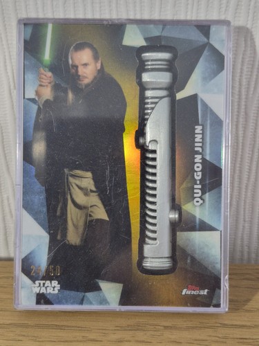 2018 topps finest - topps, lightsaber