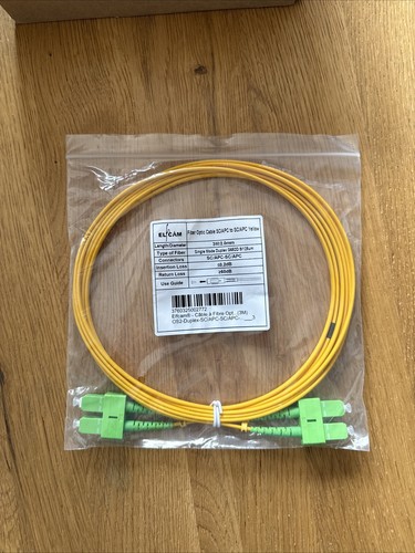 Fibre optic cable apc to - optic,