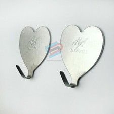 2 x Metal Self Adhesive Hooks