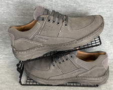 Joseph Seibel Liam 01 Shoes Mens 8.5  EU 42 Gray Asphalt Borneo Leather Comfort