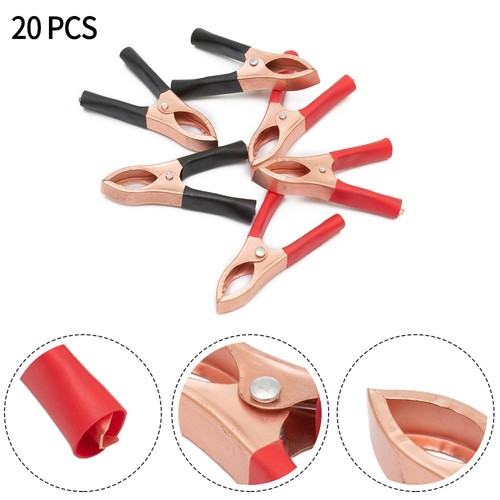 Mini clips red small - mini, metal