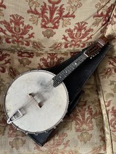 Vintage Banjo Mandolin 8 String With Case