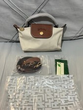 Creme Mini Longchamp Bag
