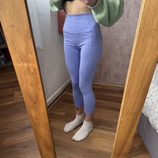 Rbx leggings lilac capri With pockets Size small  