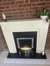 Electric Fireplace Surround and Hearth