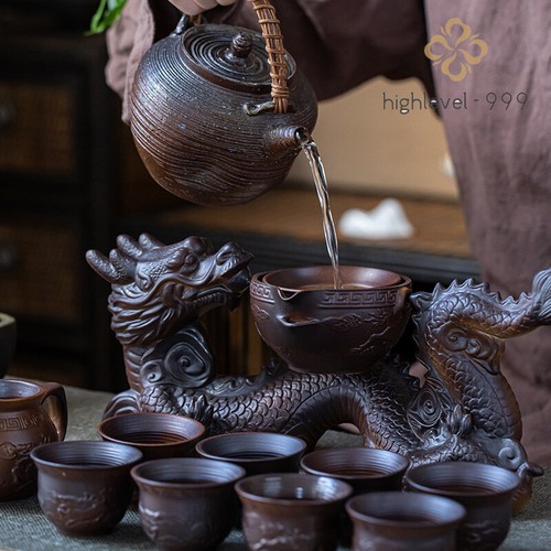 Half automatic tea set - tea, ceramic