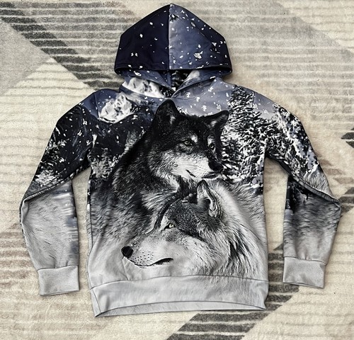 The wolf hoodie - wolf,
