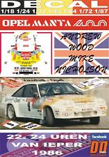 DECAL OPEL MANTA 400 ANDREW WOOD YPRES 24 HOURS R. 1986 DnF (06)