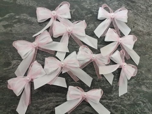 10x satin ribbon baby pink - satin,