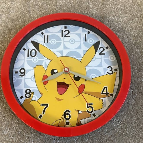Pokemon pikachu clock - pokemon,