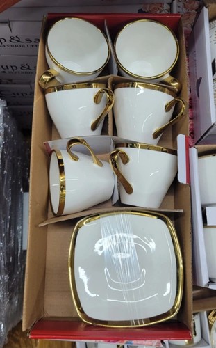 12pcs white and - white, gold