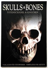 SKULLS & BONES: TEMPLATES FOR ARTISTS Visual Sourcebook TATTOO DESIGN Art Book