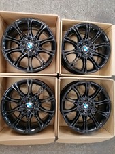Genuine BMW MV2 135M 18" Gloss Black Alloys E36 E46 E85 E86 3 SERIES & Z4
