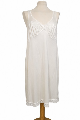Vintage white nylon - white, 16