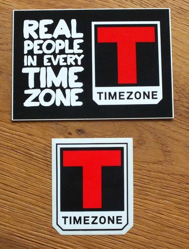Sticker decal timezone - sticker,