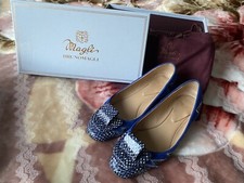 ladies flat leather real