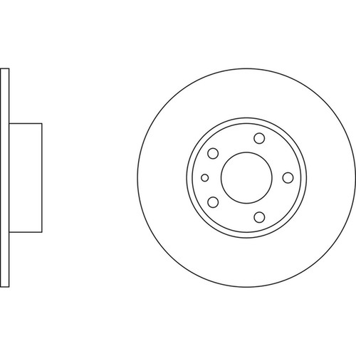 Brake discs solid - brake,