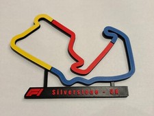 Silverstone Formula One 3D Tracks Coloured Sectors F1 Circuit Wall Art +Others