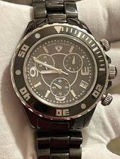 Swiss Legend Watch Karamica MOP Ceramic Men's Chronograph Watch, Swiss ETA Works