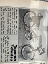 Tohatsu 50cc racer motorcycle - tohatsu,