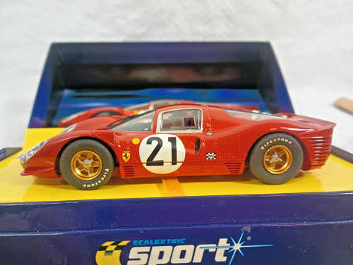 Scalextric ferrari 330 red - scalextric,