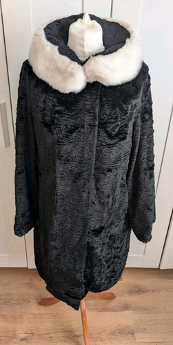Vintage ladies black coat - ladies,