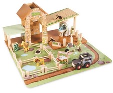 Wooden play zoo - wooden, toys