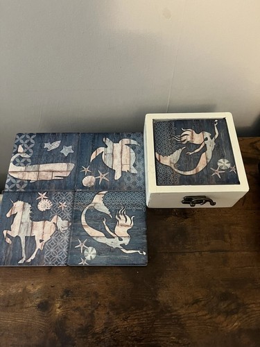 Set ceramic coasters - of,