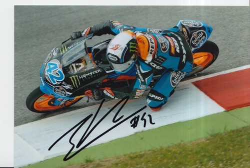 Alex rins hand signed 7x5 - hand,