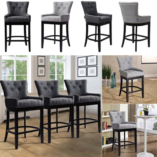 Linen bar stool breakfast - linen,