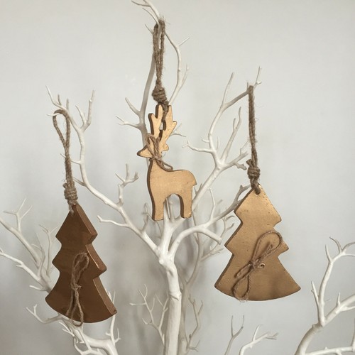 John lewis wooden gold tree - john,