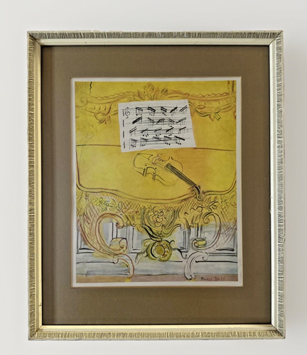 1949 raoul dufy signed print - signed,