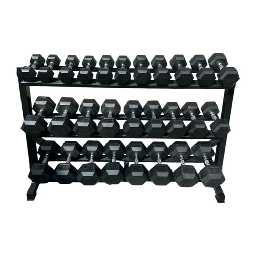 Mega 430kg hex dumbbells - hex, gym